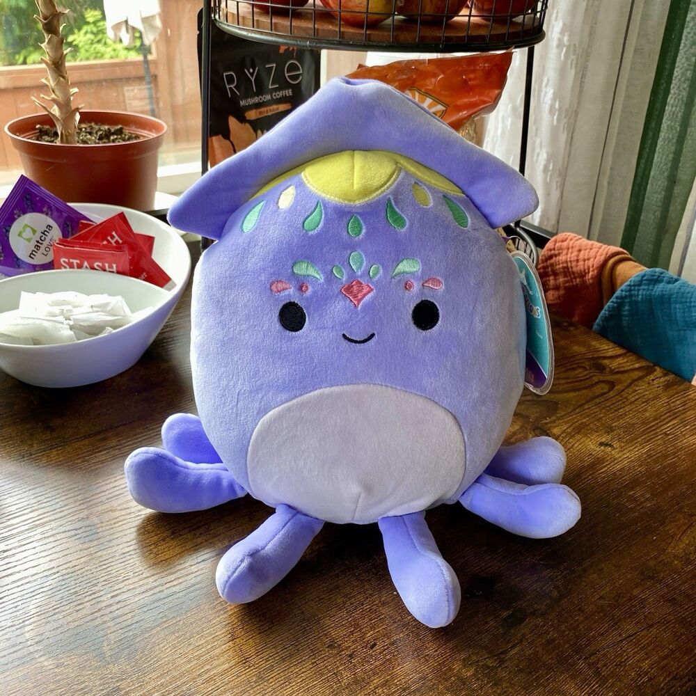 Squishmallows Adopt Me Squid 8 Inch Stuffed Plush RARE NEW